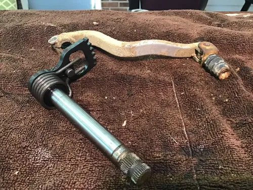 2003 Suzuki RM85 shifter shift shaft foot shifter