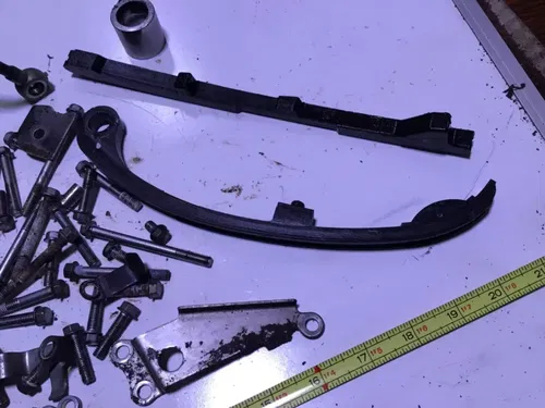 2009 Kawasaki KLX250S KLX250 misc hardware chain guides oil line bolts clutch