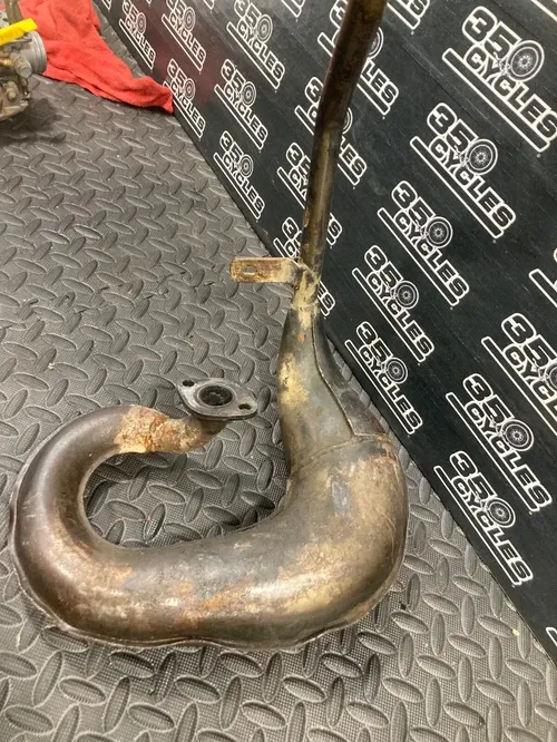 1997 KTM 50SX 50 SX Mini Adventure OEM Expansion Chamber Exhaust Pipe Header