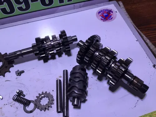 2009 Kawasaki KLX250S KLX250 Transmission Tranny Gear Gears Forks Shift