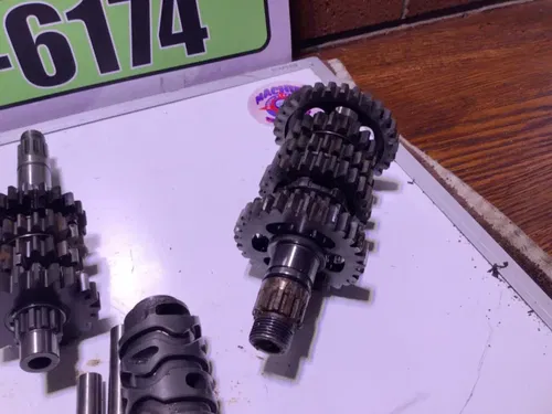 2009 Kawasaki KLX250S KLX250 Transmission Tranny Gear Gears Forks Shift