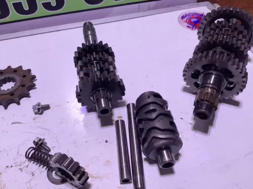 2009 Kawasaki KLX250S KLX250 Transmission Tranny Gear Gears Forks Shift