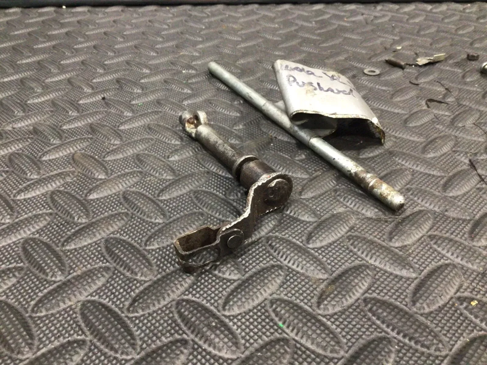 1976 Honda XL250 1976-78 XL350 Clutch pivot arm pushrod push rod