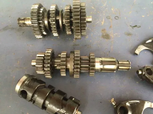 1981 80-82 Honda XR80 XR 80 /  TRANSMISSION TRANS GEARS shift shaft shift cam