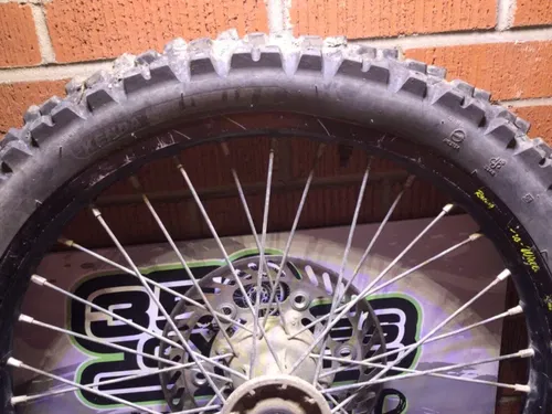 05 KAWASAKI KX125 KX250 KX250F OEM 21" FRONT WHEEL RIM HUB TIRE 41034-0018