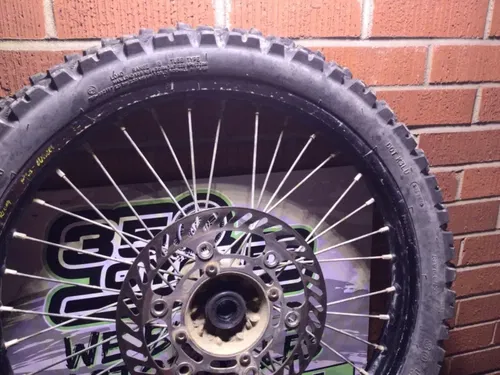 05 KAWASAKI KX125 KX250 KX250F OEM 21" FRONT WHEEL RIM HUB TIRE 41034-0018