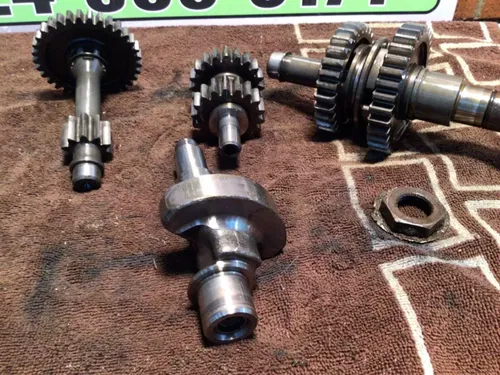 1999 Yamaha Warrior 350 Oem Transmission Tranny Gears Shafts Drums counter