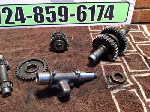 1999 Yamaha Warrior 350 Oem Transmission Tranny Gears Shafts Drums counter