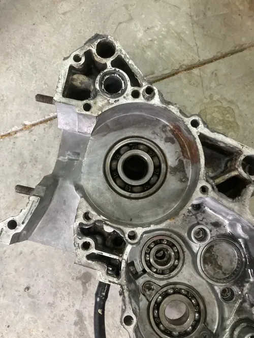 1997 KAWASAKI KX 125 LEFT ENGINE CASE (A) 98 KX125 94 - 98