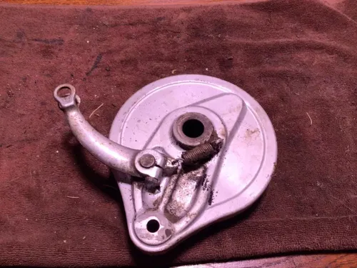 74 75 76 HONDA XL175 XL 175 REAR BRAKE PANEL HUB DRUM W/ ARM 43100-362-010