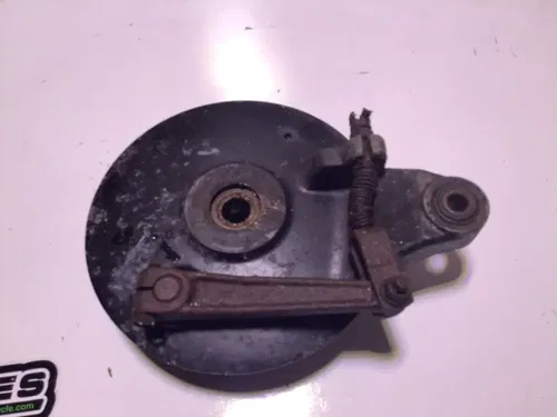 1978 78 Suzuki SP 370 SP370 rear brake drum shoes hub arm