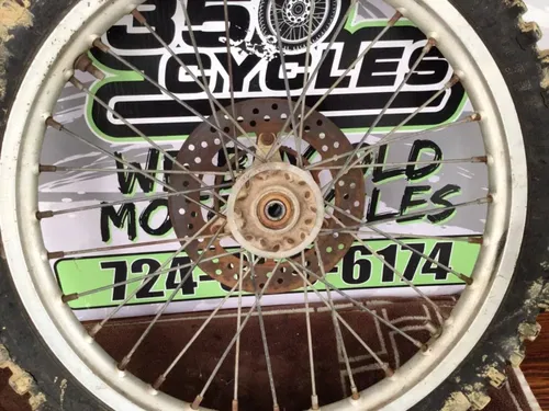 1986 - 1995 Suzuki RM80 RM 80 Front Wheel Tire Rim Hub Assembly  17X1.40