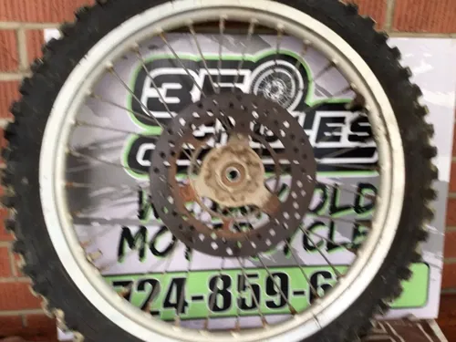 1986 - 1995 Suzuki RM80 RM 80 Front Wheel Tire Rim Hub Assembly  17X1.40