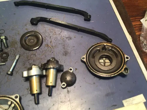 1981-1983 YAMAHA VIRAGO XV 750 TIMING CHAIN TENSIONER GUIDE SLIDER Gears Covers