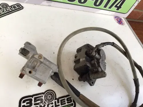 Suzuki 1995 RM250 1993 Front Brake System Master Cylinder Hose Caliper Bracket