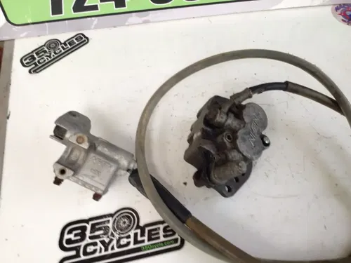 Suzuki 1995 RM250 1993 Front Brake System Master Cylinder Hose Caliper Bracket
