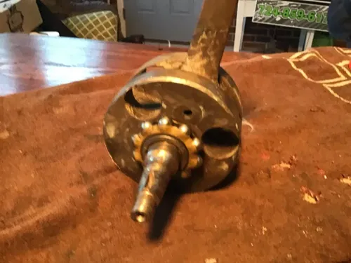 1976 Penton KTM MC5 250 crank crankshaft core needs main bearing