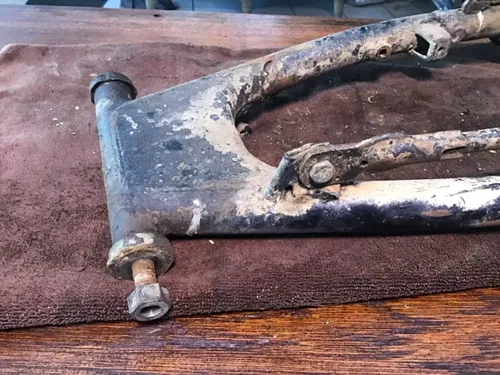 1974 Yamaha DT250 swingarm swing arm bolt brake travel arm