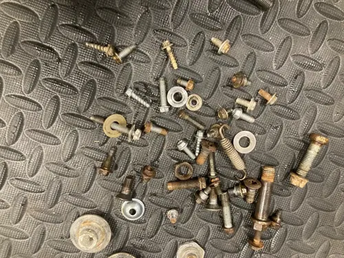 07 250XCF KTM chassis hardware seat hold down bolts misc bolts nuts etc  XCF 250