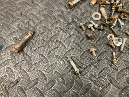 07 250XCF KTM chassis hardware seat hold down bolts misc bolts nuts etc  XCF 250