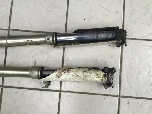 1990 HONDA CR125R CR125 front forks front suspension