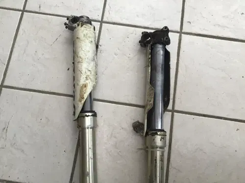 1990 HONDA CR125R CR125 front forks front suspension