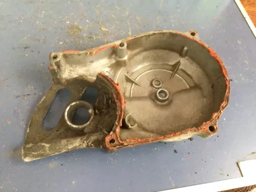 1981 Honda XR80 XR 75 XL XR CRF 80 100 Left Stator Flywheel Cover  11341-GN1-A80