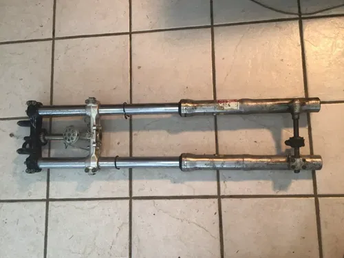 1987 Honda XL600 R OEM Showa Front Forks Right Left Suspension Dampers triple