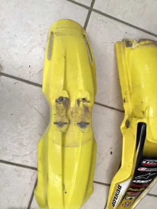 2005 SUZUKI RMZ450 Plastics Shrouds Number Plates Fenders Side RM-Z 450 05-07