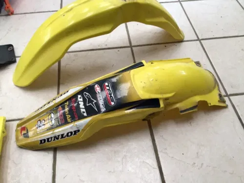 2005 SUZUKI RMZ450 Plastics Shrouds Number Plates Fenders Side RM-Z 450 05-07