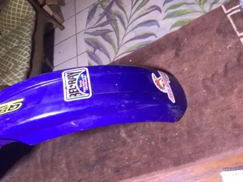 2001 Yamaha YZ125 BLUE OEM FRONT WHEEL FENDER COWL FAIRING