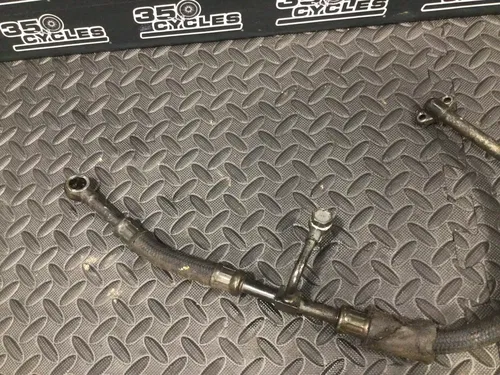 1999 90-99 DR350SE DR250SE Oil Hard Flex Line Lubrication Passage Tube Top End