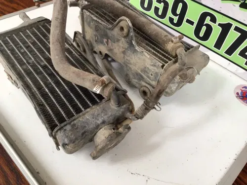 1988 Honda CR125 Radiators And Hoses Left Right Honda CR125R Radiators