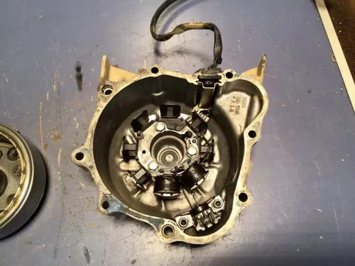 2003 - 2005 CRF150F STATOR COVER FLYWHEEL  CASE GENUINE OEM HONDA CRF 150 F