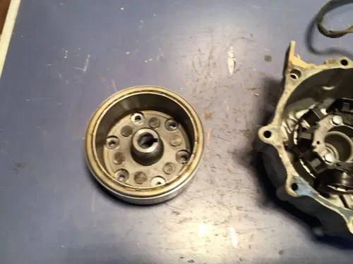 2003 - 2005 CRF150F STATOR COVER FLYWHEEL  CASE GENUINE OEM HONDA CRF 150 F