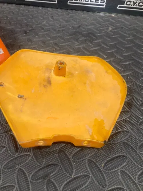 1997 KTM 50 SXR PRO JUNIOR  ADVENTURE front fender front number plate