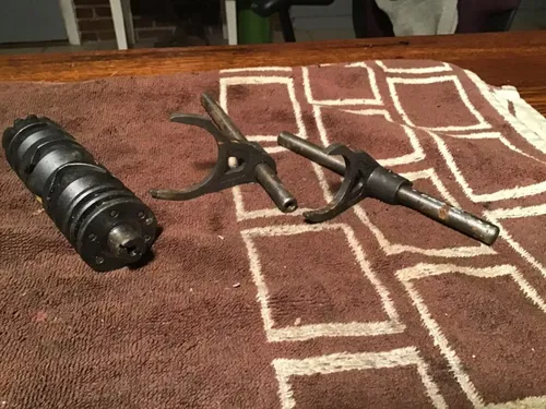 1976 Penton KTM MC5 250 shift forks shift cam transmission