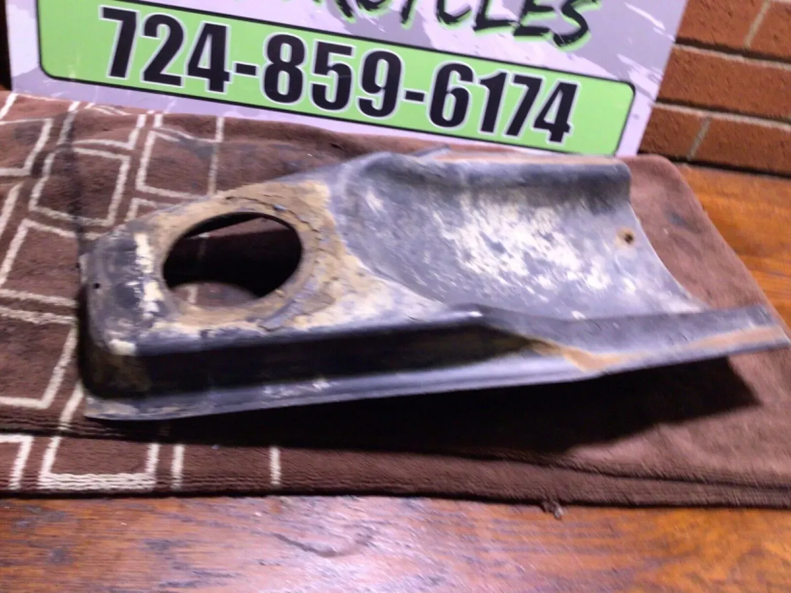 Can Am  TNT175  Rear Mud Guard  TNT 1975 175 , 125 , 250 AHRMA