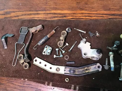 2008 06-16 Honda CRF150F CRF misc chassis hardware tank strap Perch bolts spring