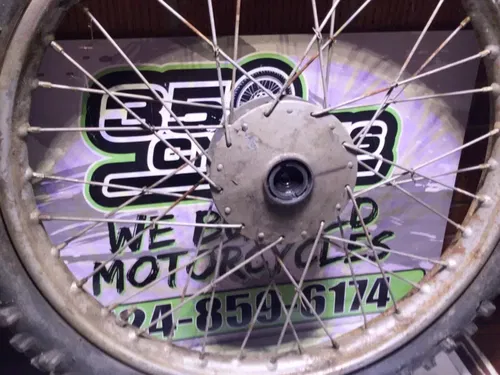 Hodaka ACE 100 front wheel front brake drum hub original oem