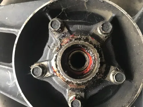 1984 Honda CB700SC Nighthawk S Rear Wheel