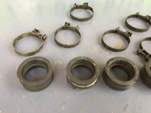 Honda VF700 VF750 Carburetor Intake Boots Carb holders 16211-MB0-000 11-4680