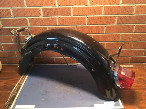 1993 Harley Sportster 883 XL883 OEM Rear Fender tail light scratches/scuffs/dent