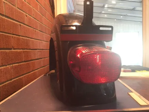 1993 Harley Sportster 883 XL883 OEM Rear Fender tail light scratches/scuffs/dent