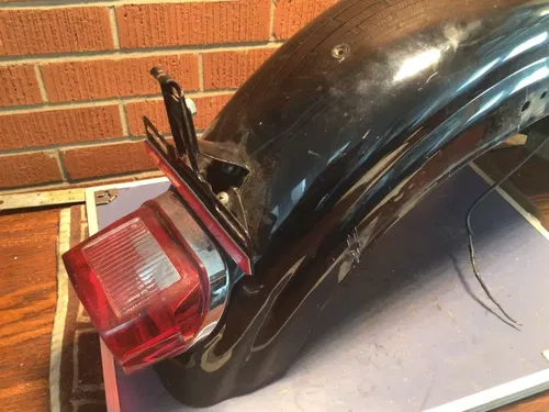 1993 Harley Sportster 883 XL883 OEM Rear Fender tail light scratches/scuffs/dent