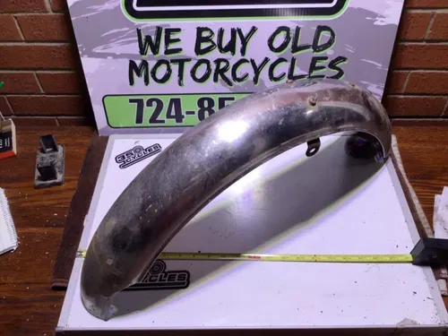 1967 1969 Kawasaki C2TR C2 TR Roadrunner Rear Fender Stainless Steel 35004-015