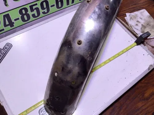 1967 1969 Kawasaki C2TR C2 TR Roadrunner Rear Fender Stainless Steel 35004-015
