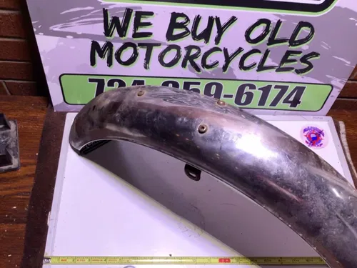 1967 1969 Kawasaki C2TR C2 TR Roadrunner Rear Fender Stainless Steel 35004-015