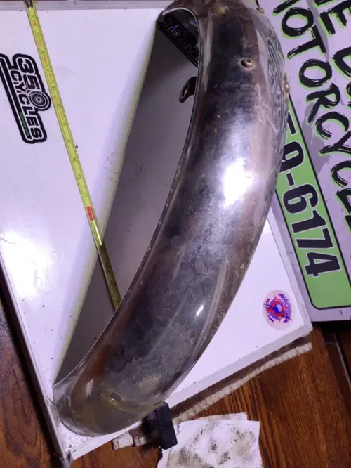 1967 1969 Kawasaki C2TR C2 TR Roadrunner Rear Fender Stainless Steel 35004-015
