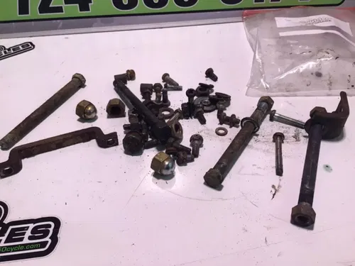 1969 Kawasaki G3TR 90cc Bushmaster motor mount bolts + misc hardware